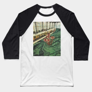 Mushroom Greenhouse Baseball T-Shirt